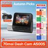 A500S Dash Cam Pro Plus+ 1944P 140FOV 70mai Car DVR Support Rear Cam WIFI Built-in GPS ADAS 24h Parking Surveillance