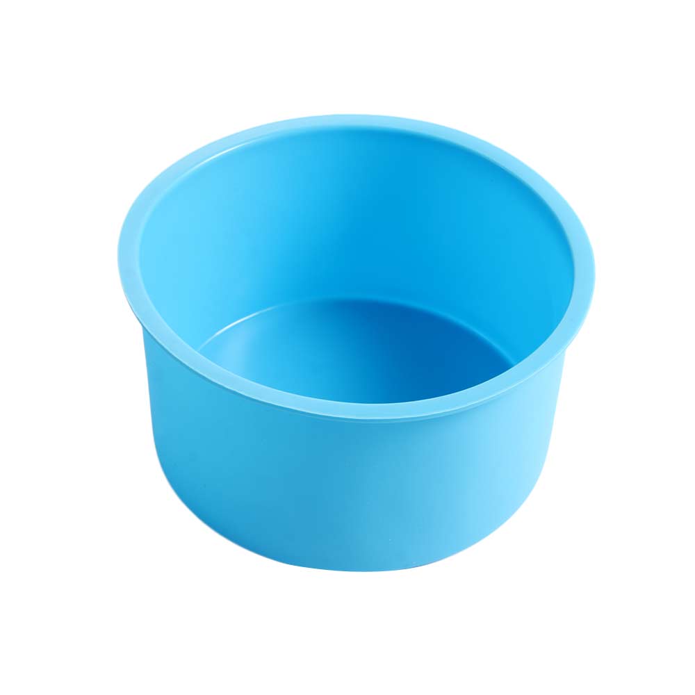 Silicone Mini Cake Molds 4 Inch Round Baking Pan Non-Stick Silicone Baking Mold Bakeware Pan Reusable Cake Pans for Mini Cake