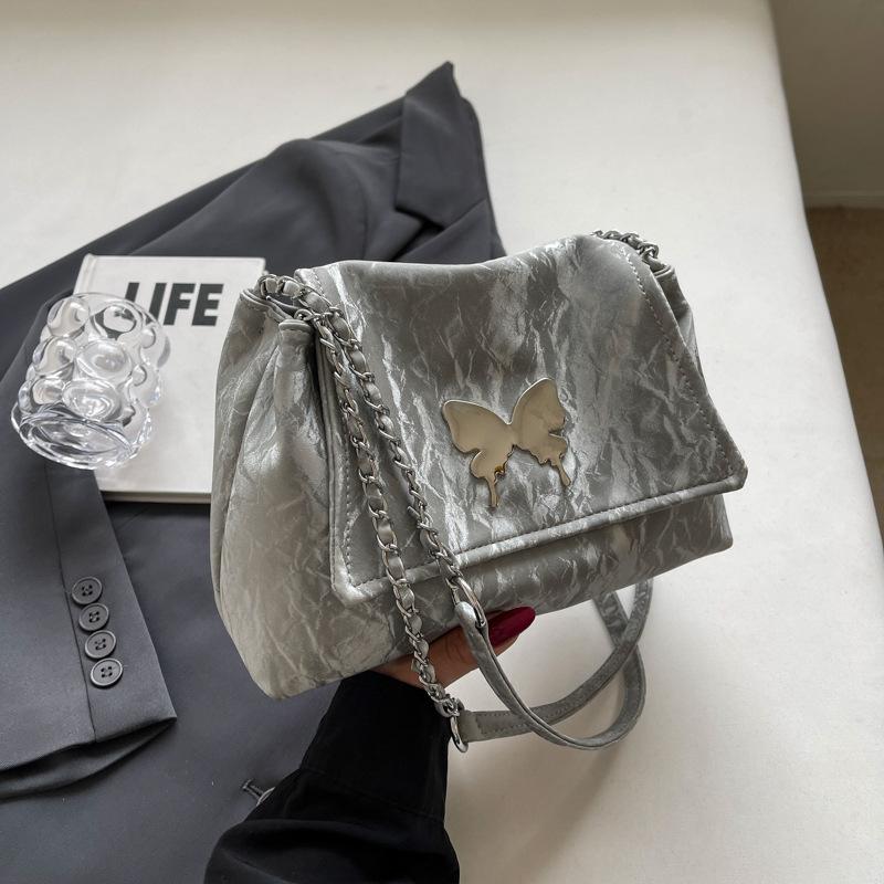 Women's Large-capacity Commuting Butterfly Element Tote Bag Going Out for Travel Shoulder Messenger Bag Urban Commuting