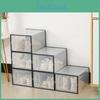 Box Clear Shoe Plastic Space Saving Stackable Shoe Storage Box Sneaker Container Case Bin With Lid Shoe Organizer For Closet