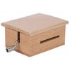 15 Note HandCranked Wooden Music Box with 7Pcs Blank Paper Tape and Hole Puncher DIY Music Box Parts