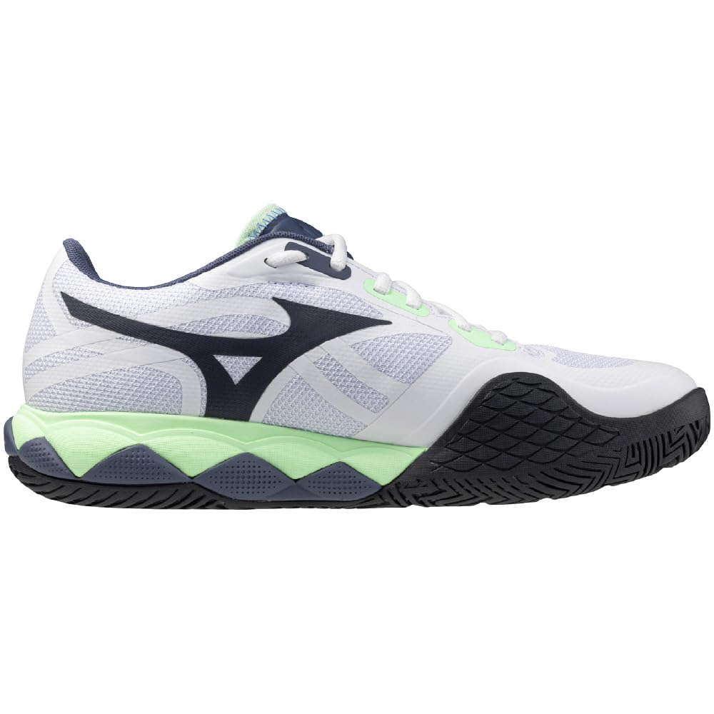 Tennis Shoes Wave Enforce Tour 2 AC All Court Club Activities Lightweight Game Court Soft White x Mint x Blue cm 2E [Mizuno] 28.0
