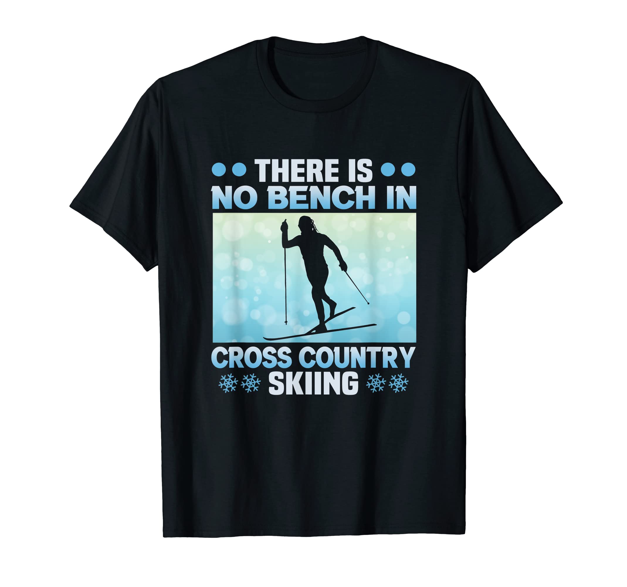 

Biathlon Cross Country Skiing No Benches T-Shirt чёрный