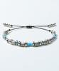 Knd Silver & Turquoise Bead Bracelet