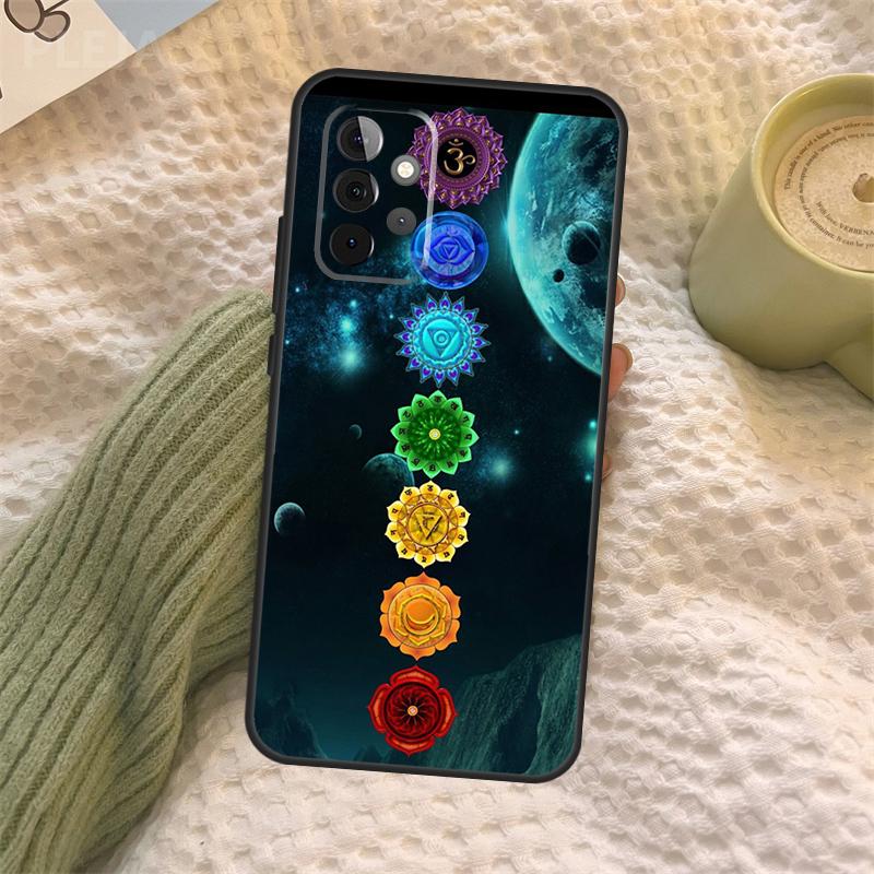 The Mandala Chakra Insist Yoga Case For Samsung Galaxy A15 A22 A52 A32 A54 A14 A16 A26 A36 A56 A55 A35 A05 A06 A53 A33 A13
