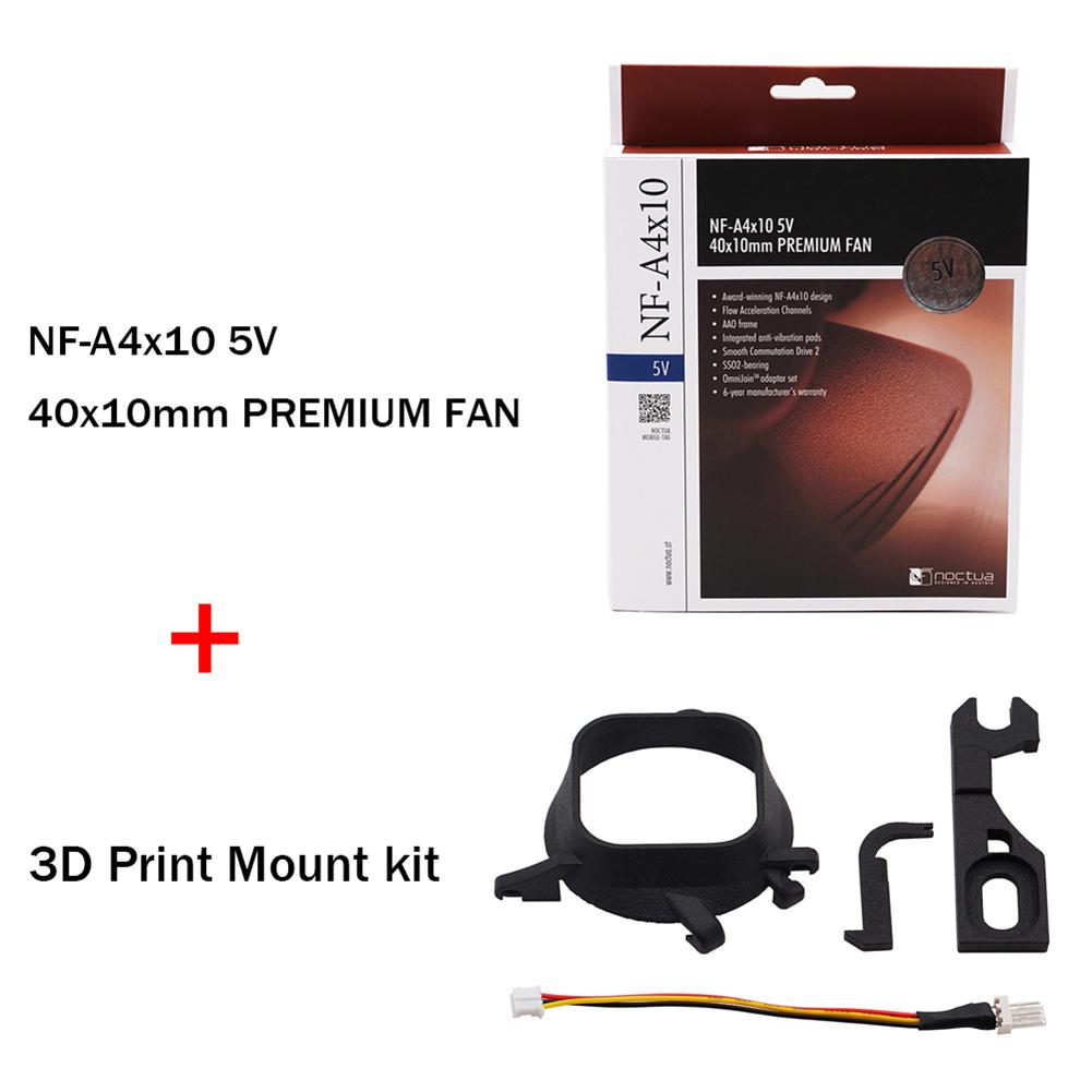 RetroScaler Black 3D Print Mount Kit 3D Print Fan Mount Kit NF-A4x10 5V Premium Fan for SEGA Dreamcast Game Console