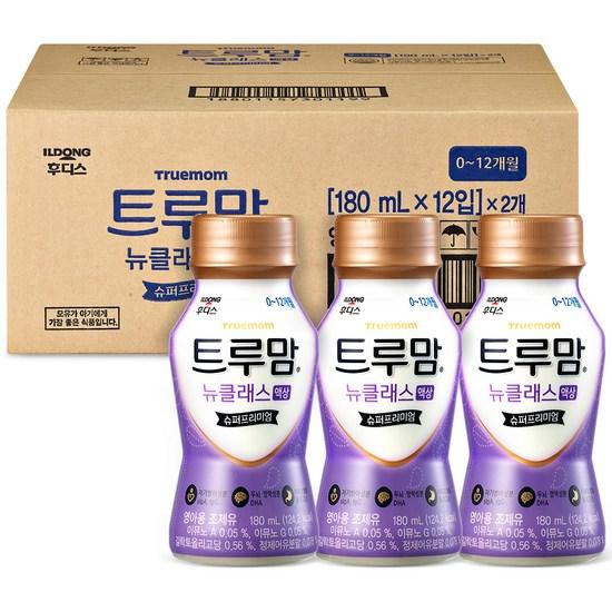 Ildong Foodis TruMom New Class Liquid Powdered Milk Step 1 180ml, 180ml, 24 units