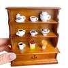10Pcs 1/12 Dollhouse Simulation Mini Coffee Cup Model Dollhouse Coffee Shop Scene Decor Dolls House Accessories Pretend Play Toy