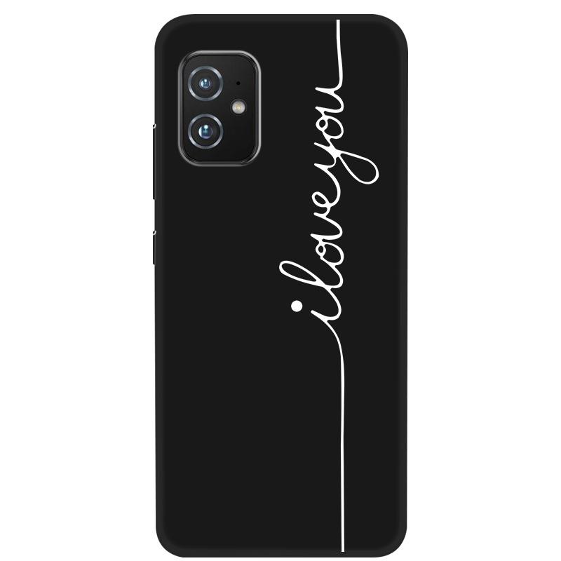 Black Silicone Case For Asus Zenfone 8 ZS590KS Case Soft Back Cover Coque For Asus Zenfone 8 ZS590KS Phone Case Zenfone8 Funda