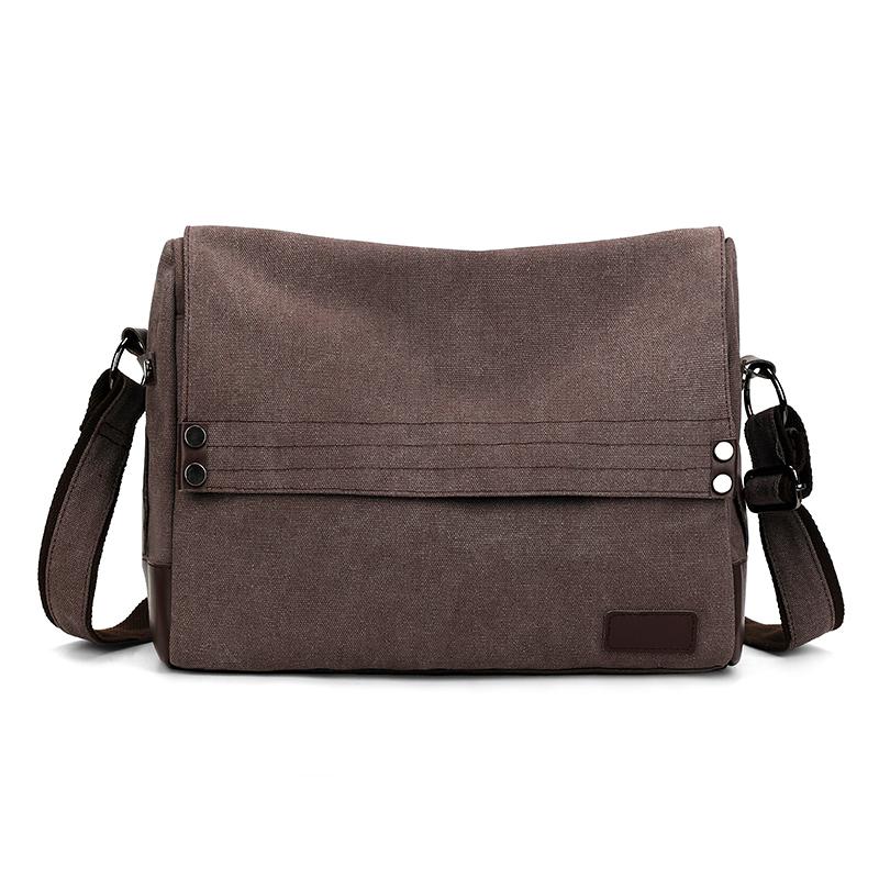 Fashion CrossBody Bag New Men Canvas Crossbody Shoulder Messenger Bags Man Casual Solid Multi Function Portable Male Bag