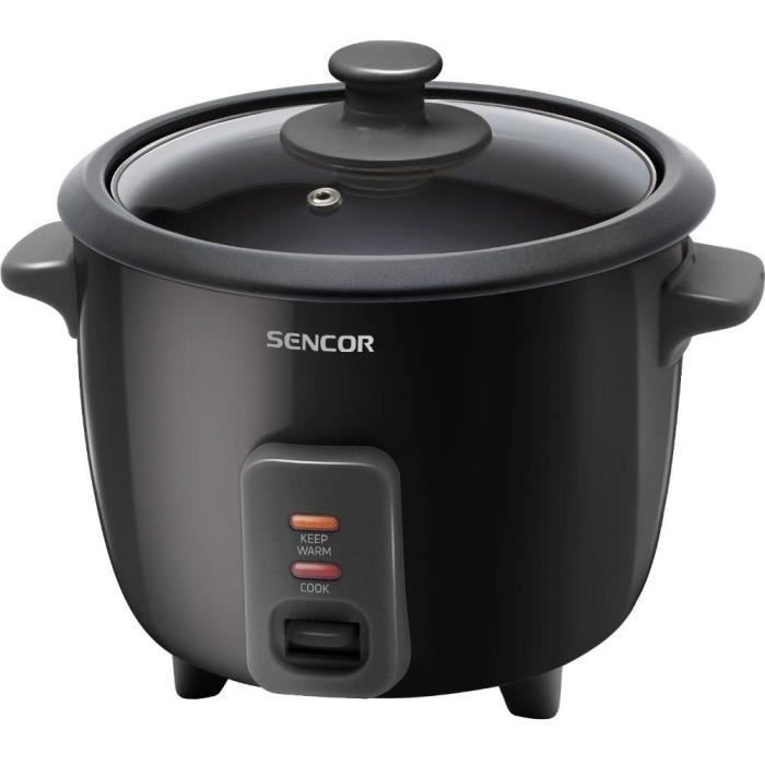 Octopia Elektrische rijstkoker Sencor - SRM 0601BK - Rijstkoker met indicatielampjes, 300 W, Zwart