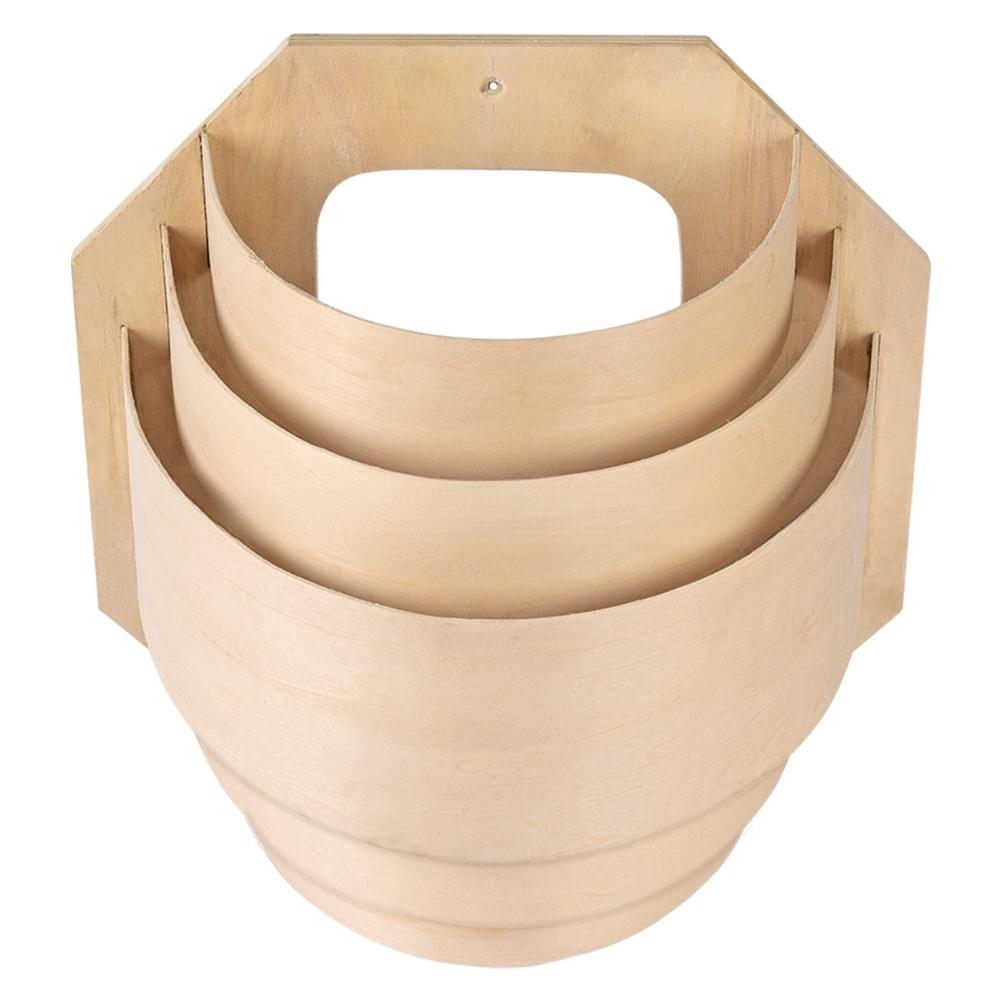 1PC Light-shade For Sauna Lampshade 28x30cm Stylish Wood Sauna Lampshade Heat-Resistant Lighting For Relaxing Room Lightings