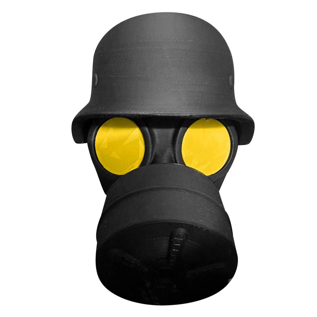 Fun Gas Mask Helmet Cover Cap for Trailer Coupling Dust Headgear Towball Hitch Secure Hook Protector for Cars Caravan Decoration