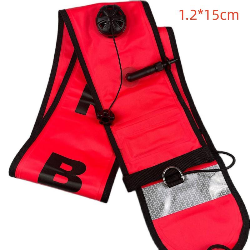 

Трехцелевой дайвинговый нейлоновый буй SMB с автоматической герметизацией (1,8*1,8см или 1,5*15см)