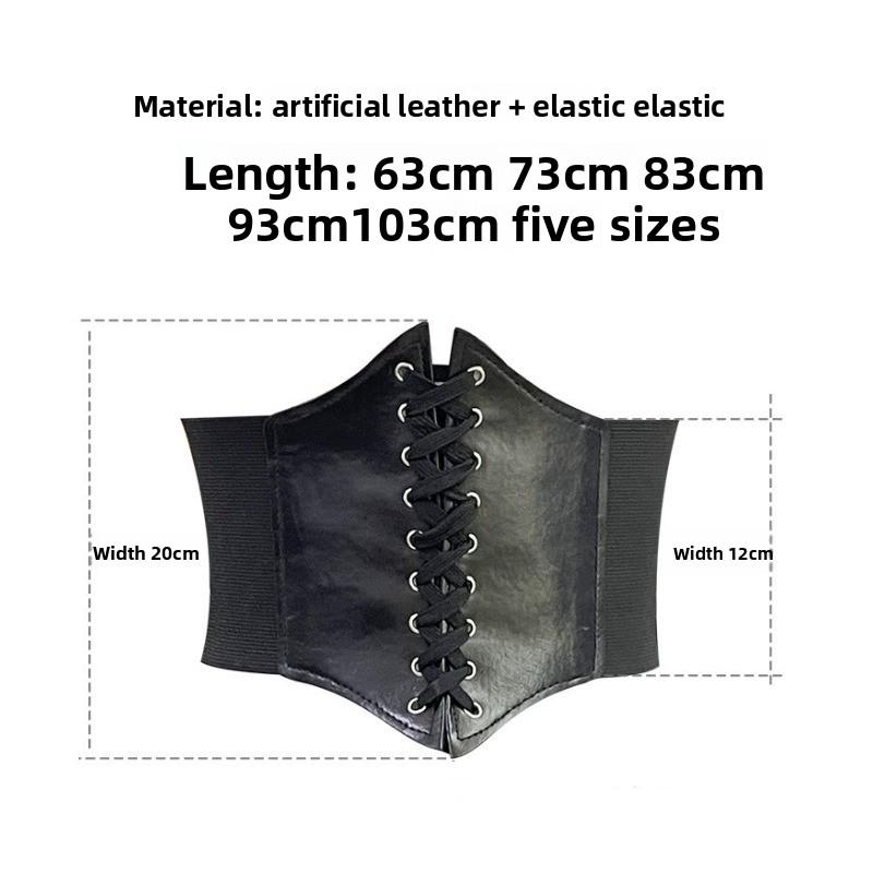 Meier Corset Wide Belt Elastic Waist Slimming Look Elastic Waist Waistband