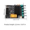 ZK-TB21 PRO 2.1 Channel Bluetooth Amplifier Board TPA3116D2 50W×2+145W Subwoofer DC12-24V USB Lossless Audio Decoding