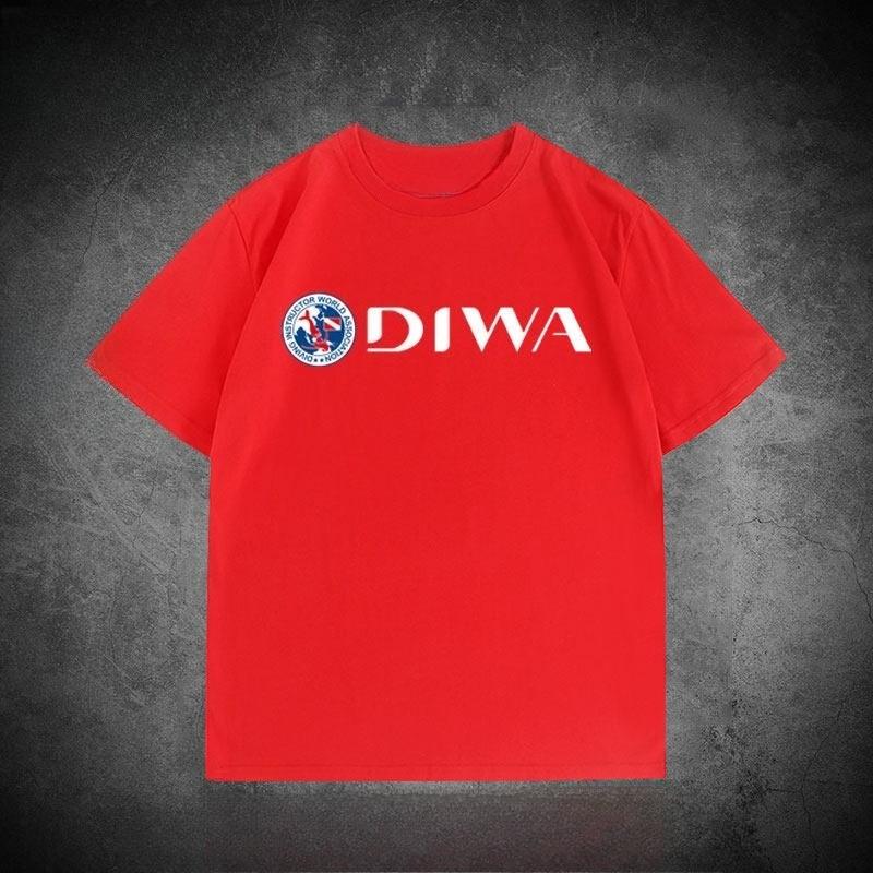 DIWA HUA World Diving Instructors Association Tshirt for Diving Enthusiasts Unisexs Clothing Women Casual 2026 Summer New T Shirt