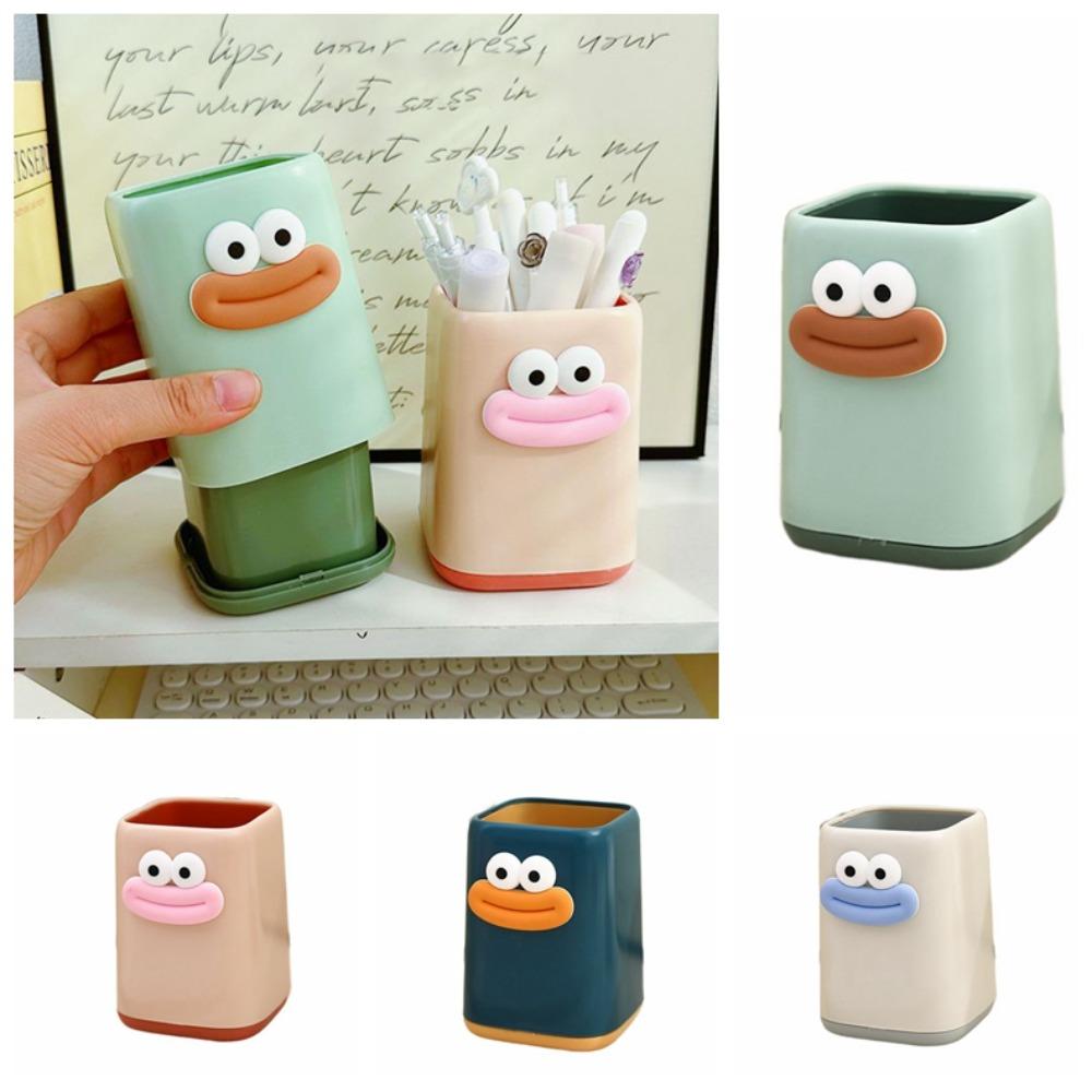 

Waterproof Pencil Organizer Big Mouth Makeup Brush Holder INS Pen Holder School Office style 4