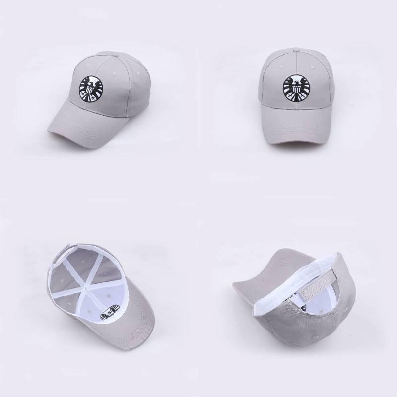Agents Of Shield Cartoon Grey Baseball Caps Outdoor Casual Hats Women Men