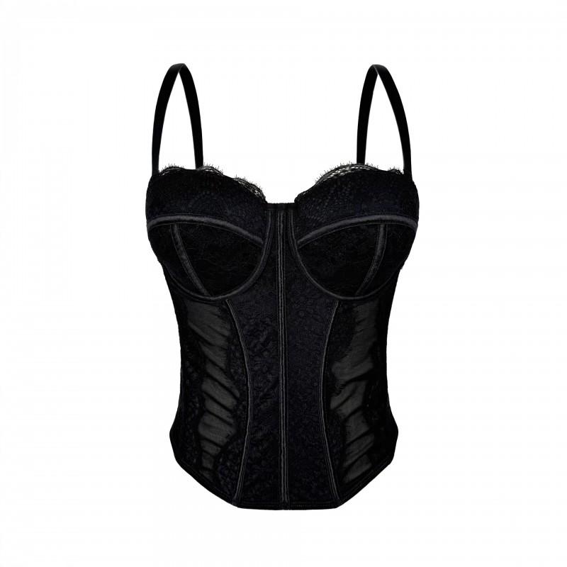 Sexy Lace Corset Bustier Sleeveless Crop Top Slim Fit Party Clubwear Women