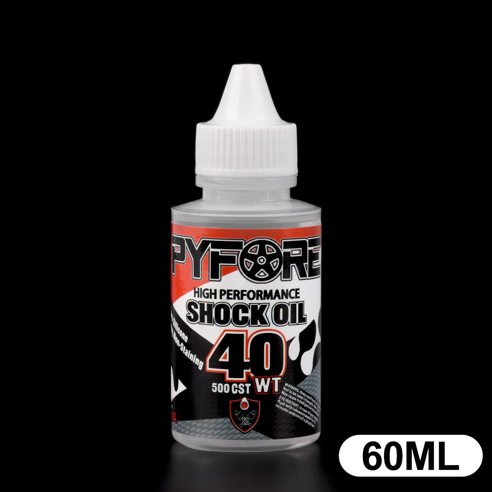 

PYFORE 60ml Silicone Shock Absorbers Fluid Oil High Performance Shock Oil For RC Model Car Off-Road Crawler Monster Truck Buggy