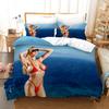 Bikini Themed Home Bedding Set 3D Digital Printing Bedding Set AU Full Size Single/double Home Decoration