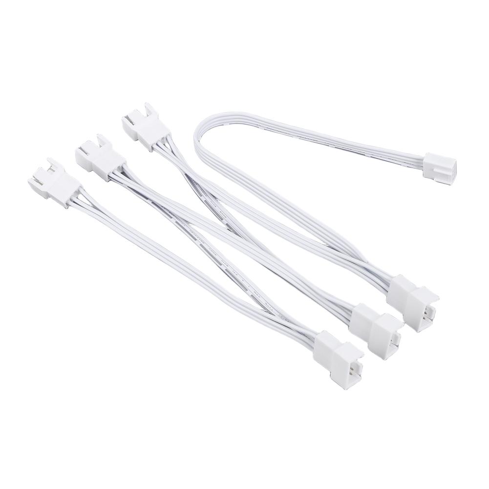 

Портативный вентилятор PWM Splitter 5/6 Ways PWM Fan Cable для компьютерного процессора (6 способов)