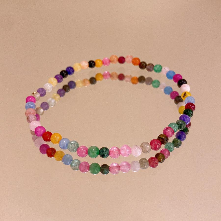 Crystal Butterfly Beaded Bracelet Women's Light Luxury Girlfriend Gift Birthday Bracelet High Value Student Party Exquisite Jewelry