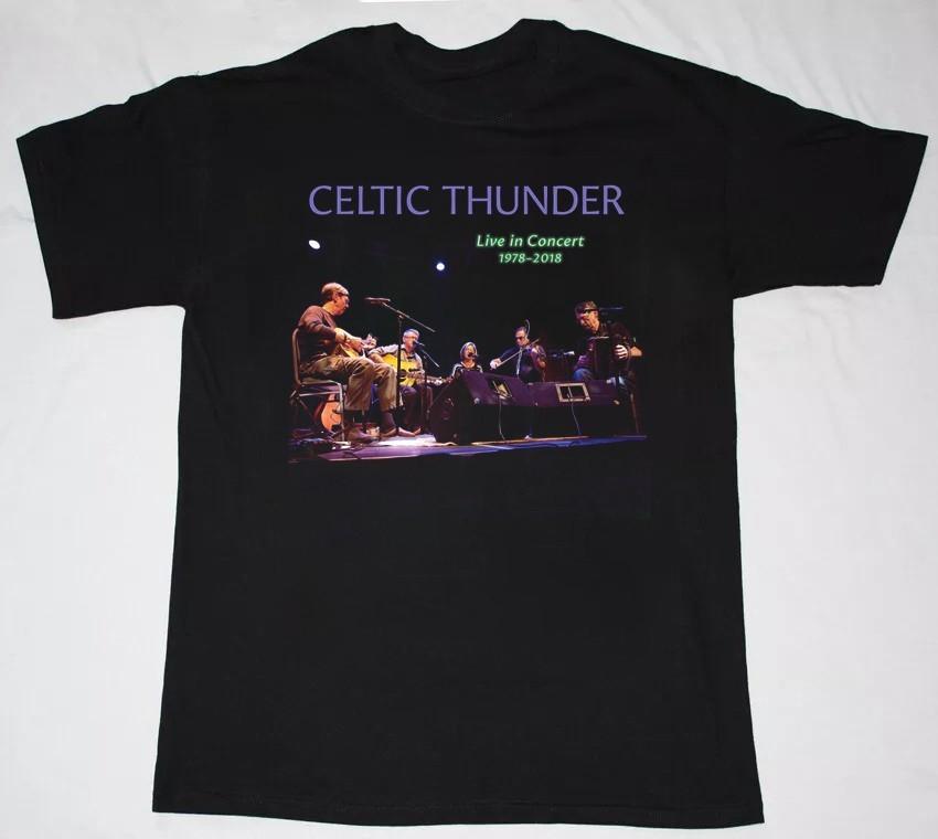 Celtic Thunder Live In Concert 19782018 Black Shirt Full Size ES356 Unisex T-Shirt XXXL