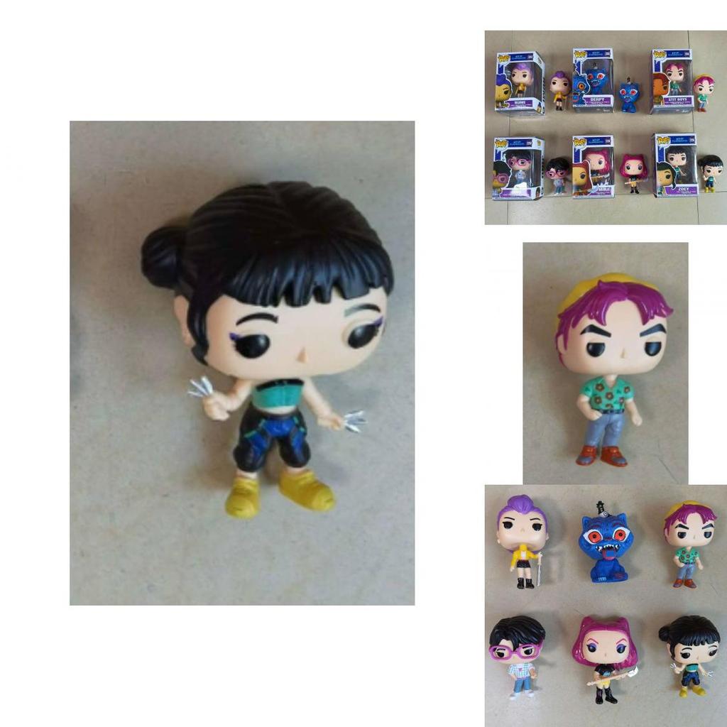 Kpop Demon Hunters Pvc Doll Ornament For Desk Decor And Office Display