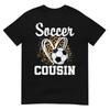 Soccer Cousin Leopard Heart T-Shirt