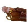 New LONGCHAMP Le Pliage Canvas With Leather Makeup Bag, Dumpling Bag, Clutch Handbag Women's Brandy 34175089504