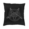 Modern Heavy Metal Rock Band Slayers Cushion Cover Velvet Pillow Case Living Room Decoration Pillowcase