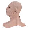 Realistic Bald Head Man Mask Latex Human Face Mask Funny Scary Halloween Costume Cosplay Props