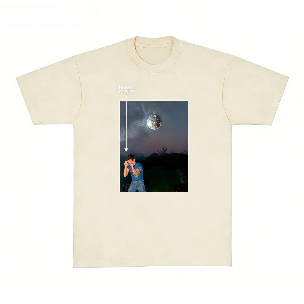 2026 New Album Print Tops 2026 Latest Harry Styles Fan Cotton Tshirt for Fans of His T Shirts Casual Loose T Shirts Unisex