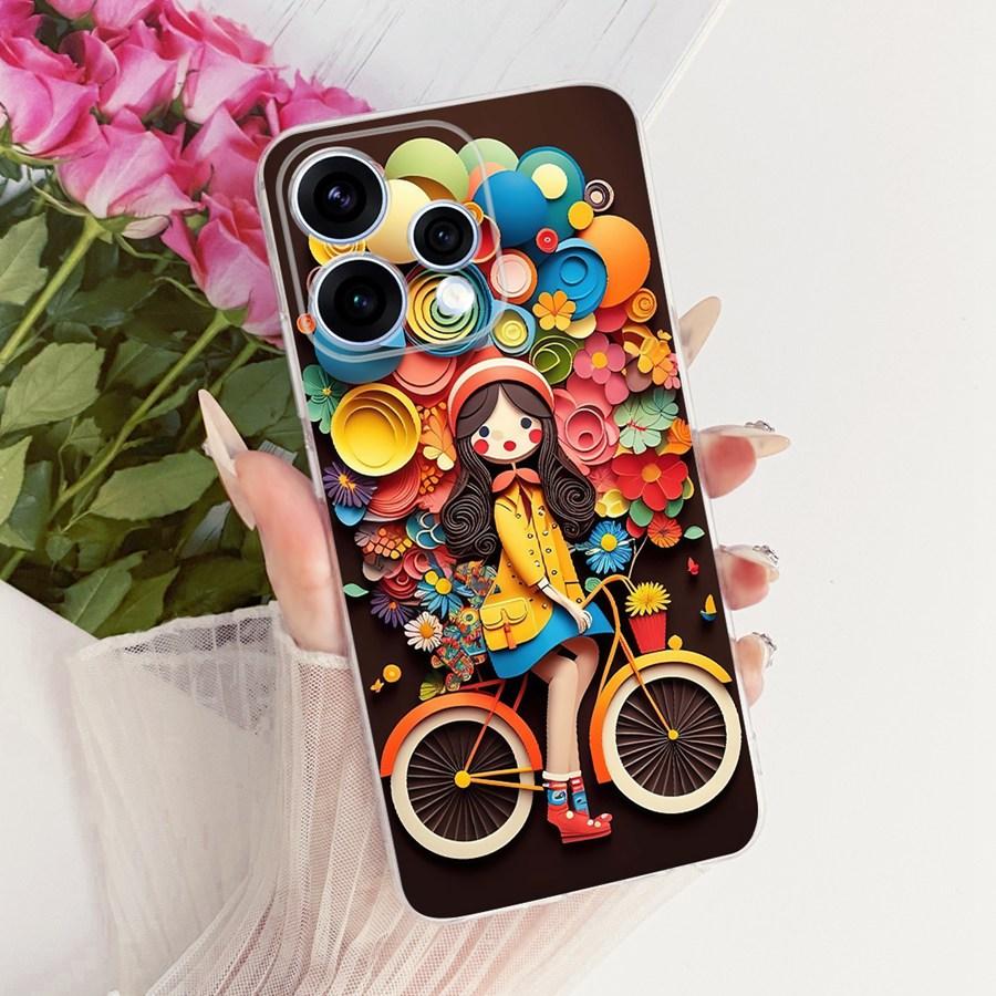 For OPPO Reno15 Reno 15F Case Cute Cat Painted TPU  Phone Case for OPPO Reno15 F Reno 15 CPH2825 Protective Soft Silicone Capa