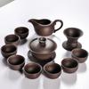 Heißer Verkauf Keramik Lila Ton Tee-Set Kung Fu Kanne Sieb Xishi Gaiwan Teekanne Serviertasse Teetasse Chinesisches Trinkgeschirr Hohe Qualität
