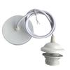 Black/White E27 Hanging Lamp Holder With 0.5/0.8/1.2/2M Hanging Wire Ceiling Lamp Holder Socket Lamp Base For Chandelier