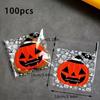 Halloween Cookie Packaging Bags 10CM*10CM Baking DIY Transparent Candy Gift Bag For Happy Halloween Theme Party Favors