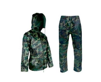 Regenschutz-Set Jacke + Hose, Grün L 3063 Silbet