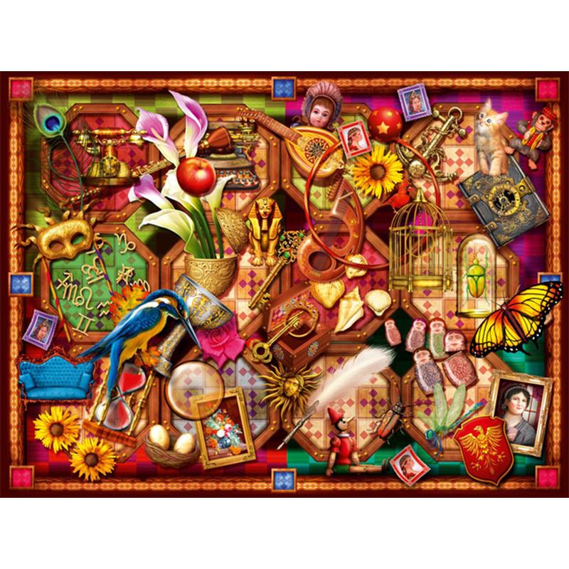 5D DIY diamantová malba Kreslený křížový steh Plný kulatý vrták výšivka Mozaika Umělecký obrázek kamínků Domácí dekorace na zeď dárek