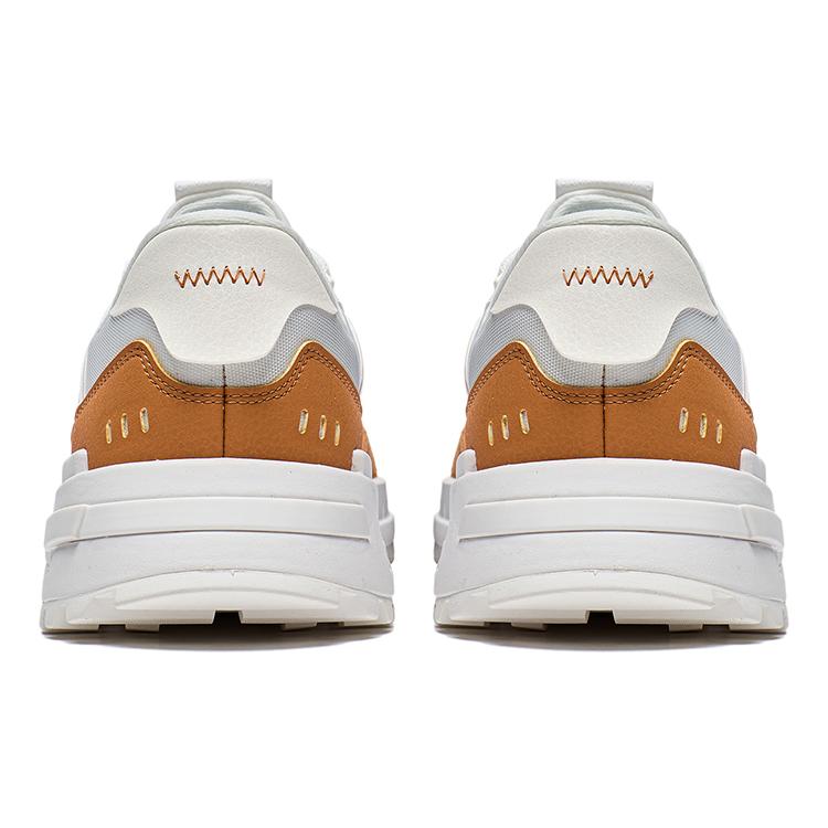 Li Ning Riding The Wind 2.0 Textile, Synthetic Leather Low Top Sports Casual Shoes Men's White Yellow AGCT155-6