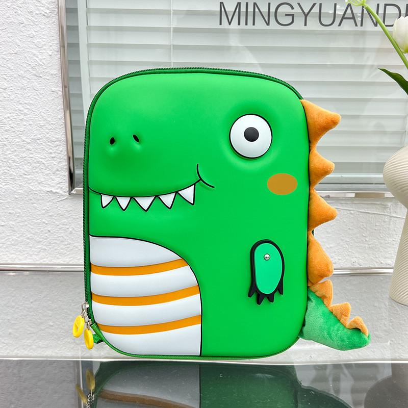 Cute And Stylish 3d Dinosaur Kids Backpack With Breathable Oxford Fabric Design