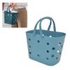 Shower Storage Basket Portable Handle Versatile Hollow Design Bath Storage Basket Organizer Bin for