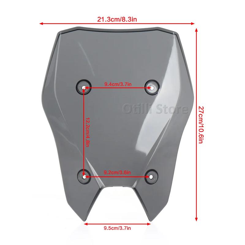 Z900 Motorcycle Acrylic Windshield WindScreen Smoke Black Transparent Screen Accessories For Kawasaki Z900 SE Z 900 2025