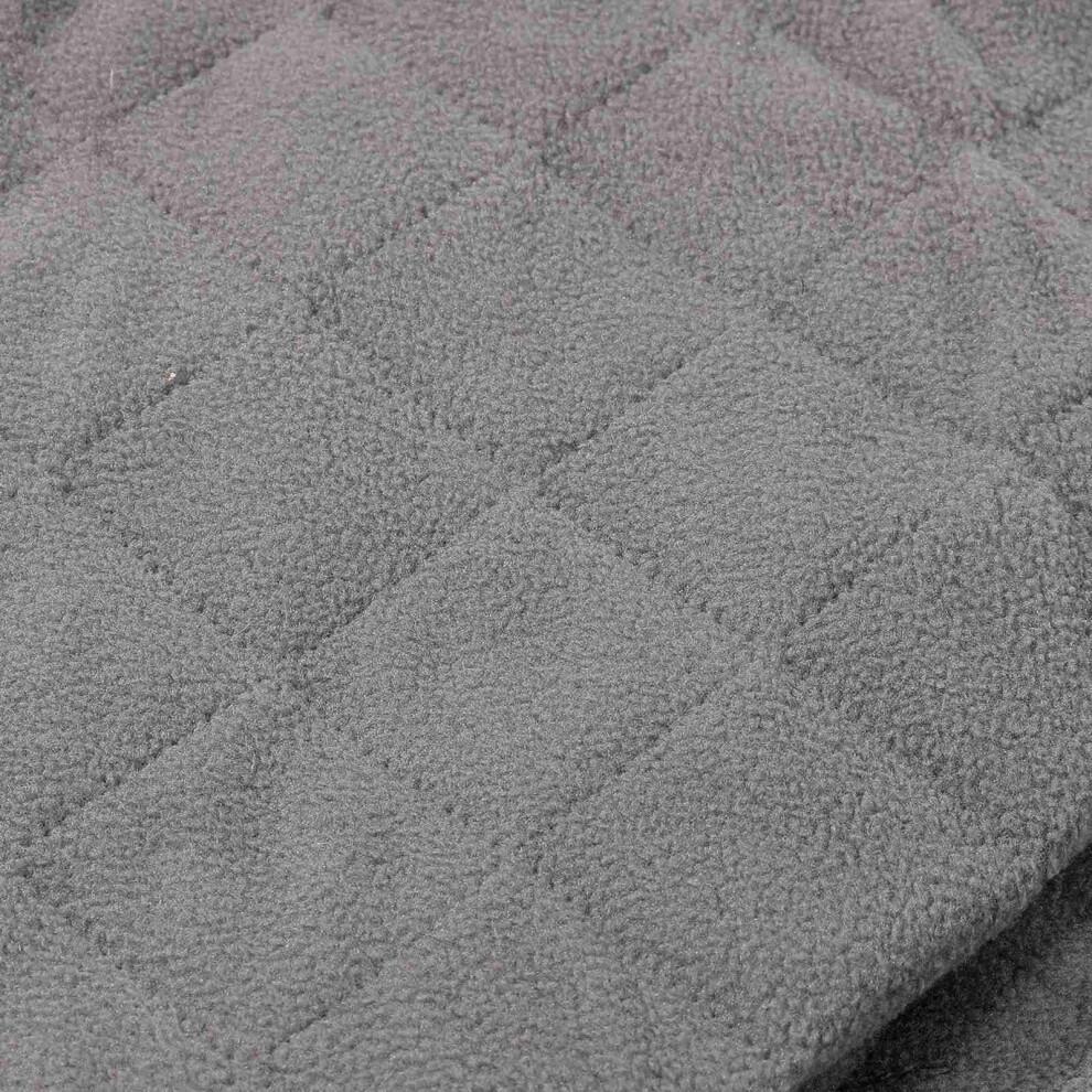 Outdoor Picnic Blanket Waterproof Quilted Fleece Stadium Blanket with Warm Polar Fleece Lining and Carry Sack