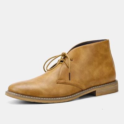 Chaussures Automne Hiver 2024 Bottines Homme Plates Mode Style Britannique Désert Botas Marque Chaussures Homme Grande Taille 45 D198