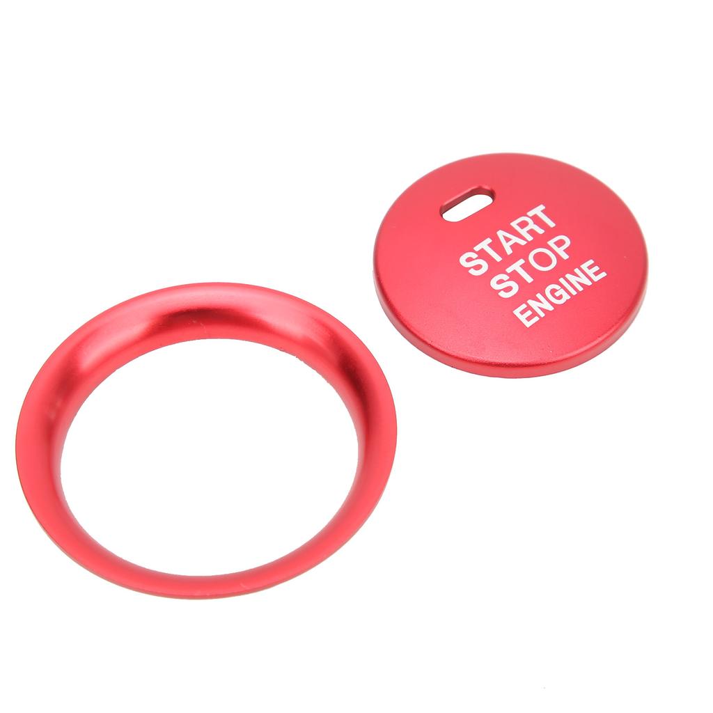 Engine Start Stop Ignition Button Cover Ring Red Replacement for Mazda Axela Atenza CX4 CX5 1619