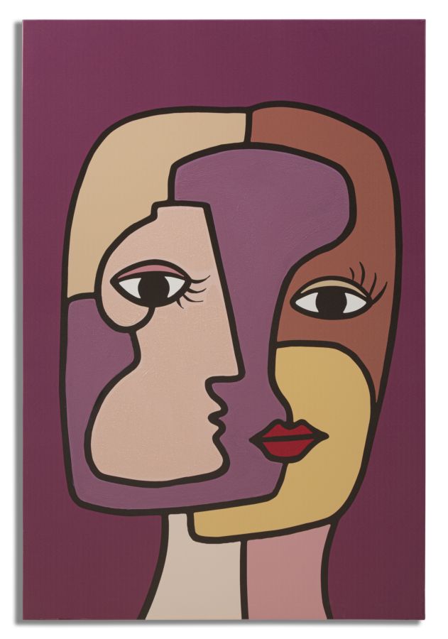 Wall Printing Painting Face New -A- Cm 60X3X90