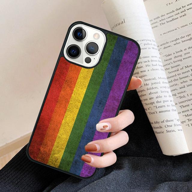 Gay Lesbian Lgbt Rainbow quotes Phone Case Cover for iPhone 17 Air 16 15 14 13 11 12 Pro Max Plus Fundas Coque